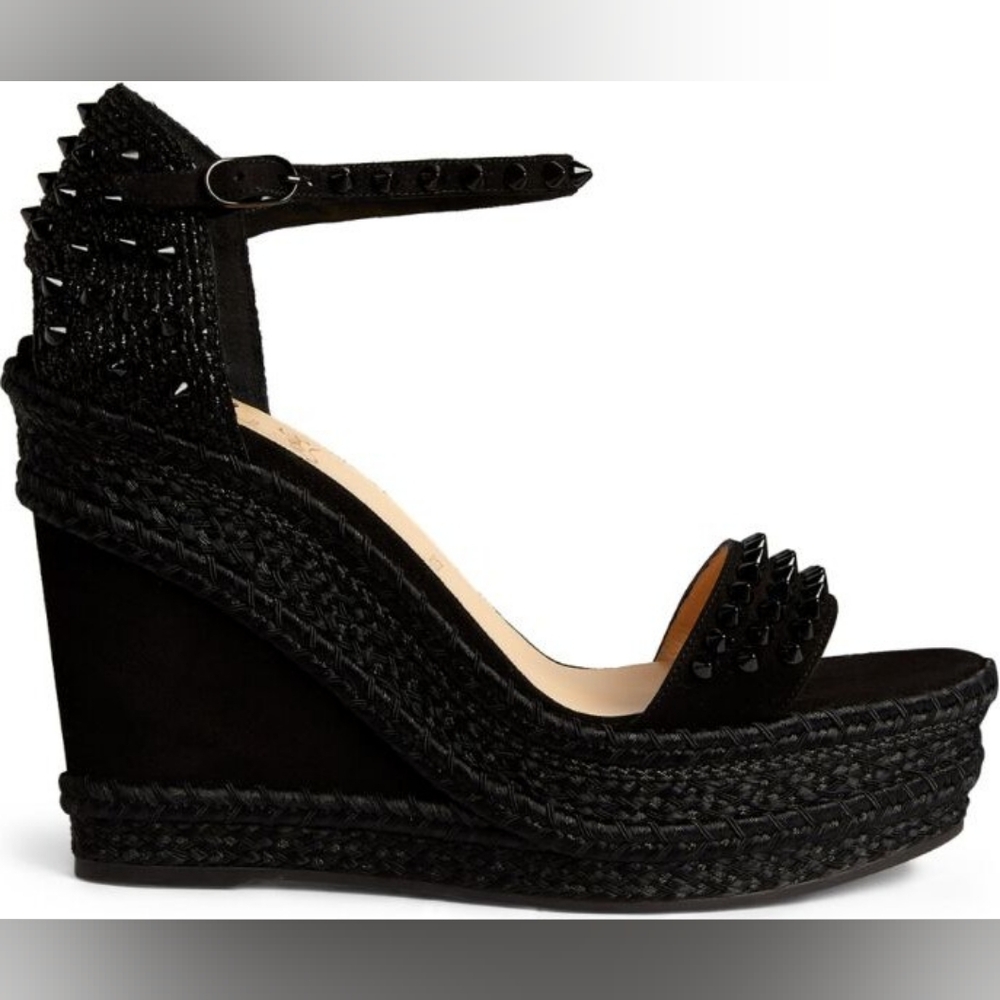 **SOLD ON VESTIAIRE**Christian Louboutin Madmonica 120 Wedge Sandal
